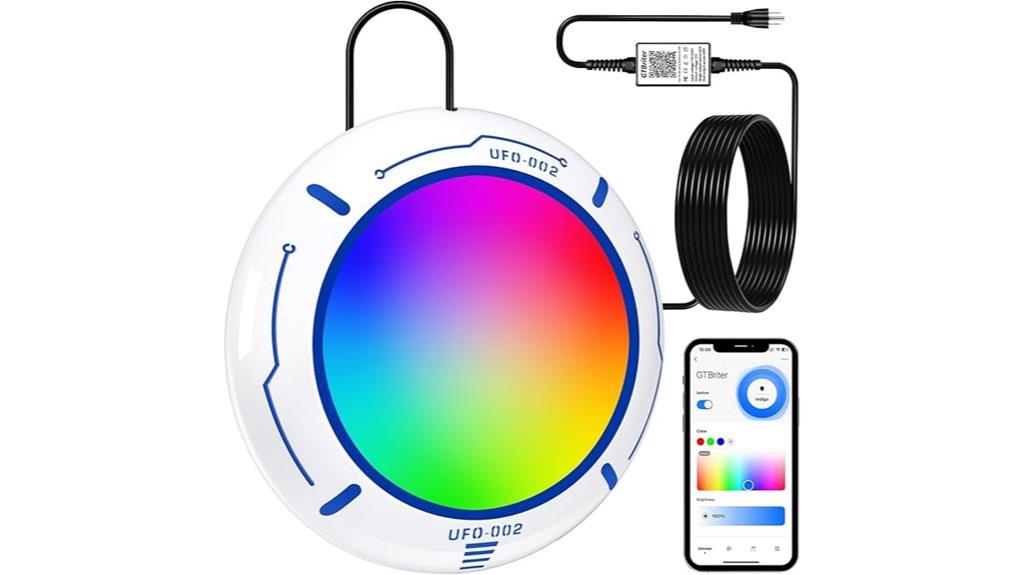 smart waterproof pool lighting