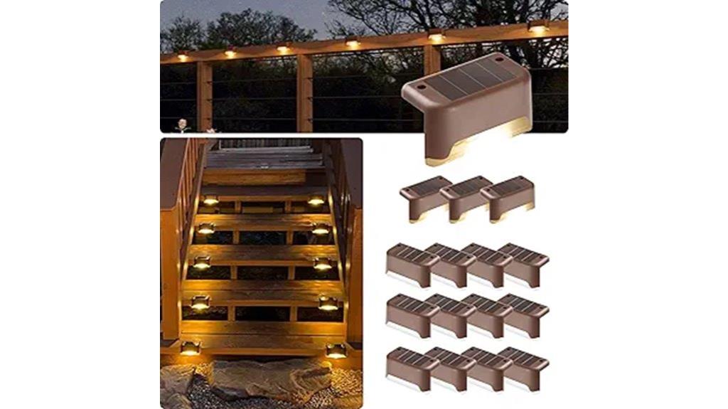 solar deck lights pack
