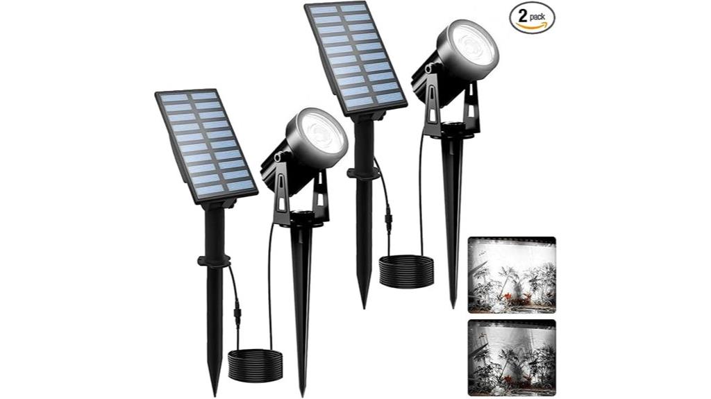 solar garden spotlights