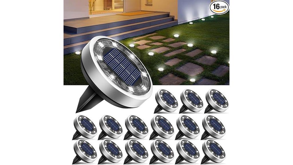 solar ground pathway lights