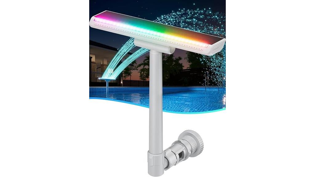 solar led pool fountain