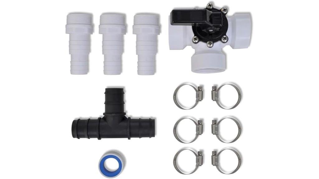 solar pool heater bypass