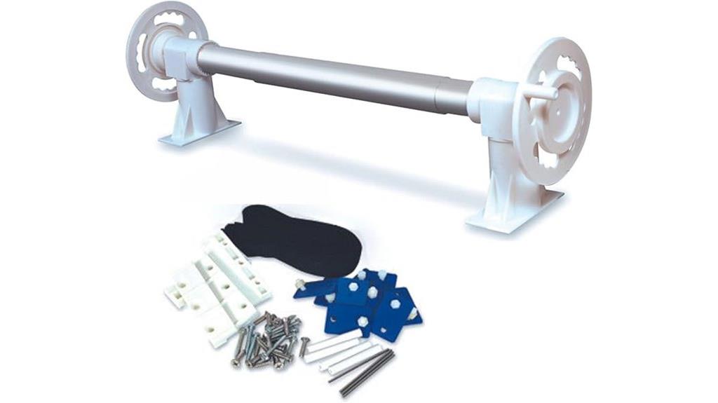 solar powered above ground pool reel