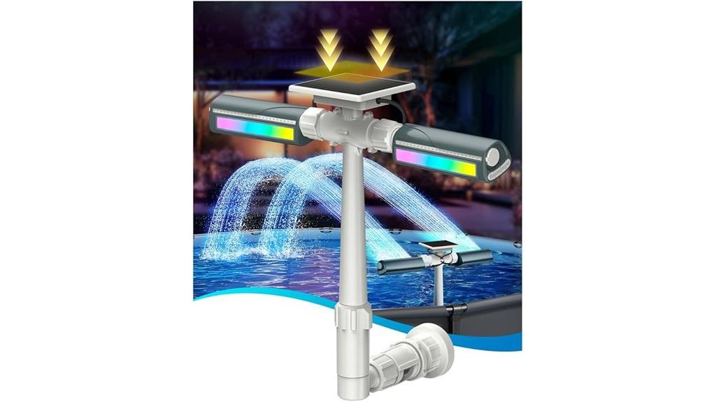 solar powered rgb fountain