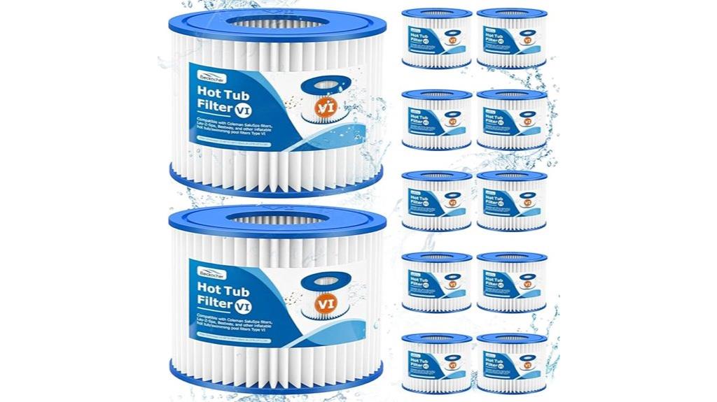 spa filter replacement pack