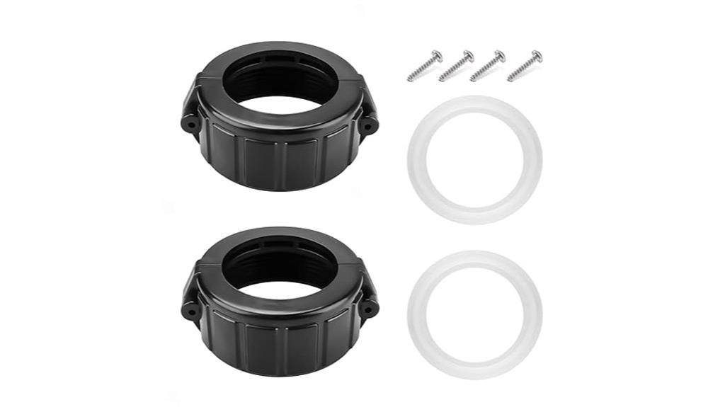 spa heater union fittings