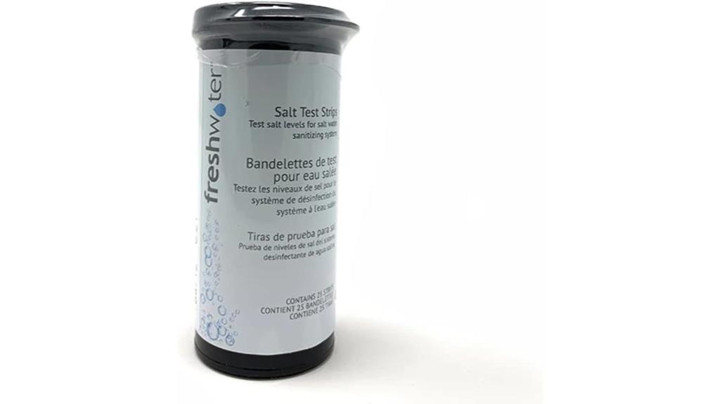 spa salt water test