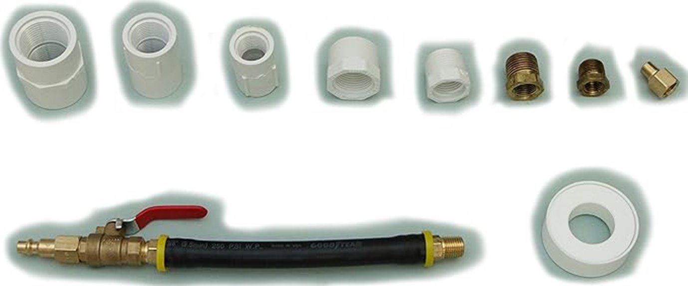 sprinkler blow out adapter