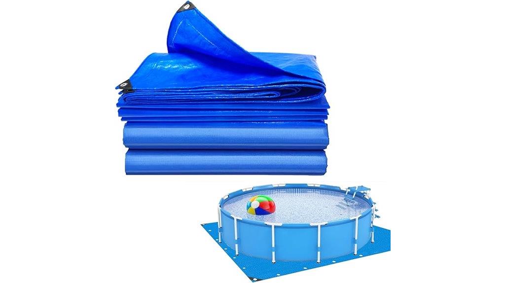 square waterproof pool tarp