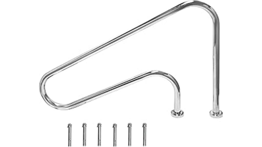 stainless steel pool handrail
