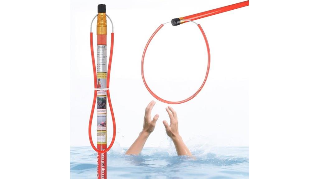 telescopic fiberglass water rescue