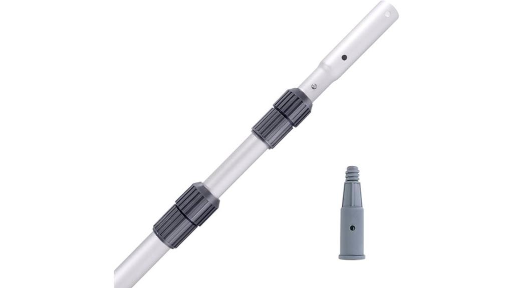 telescoping pool cleaning pole