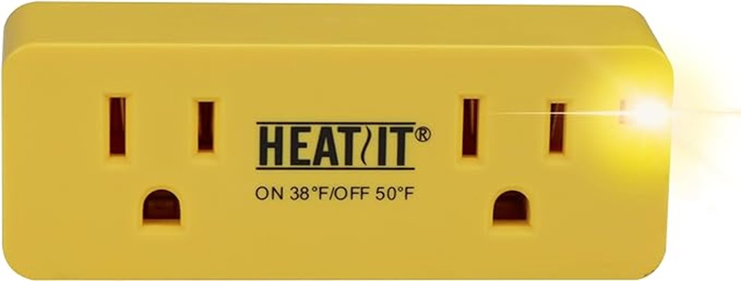 temperature controlled outlet switch