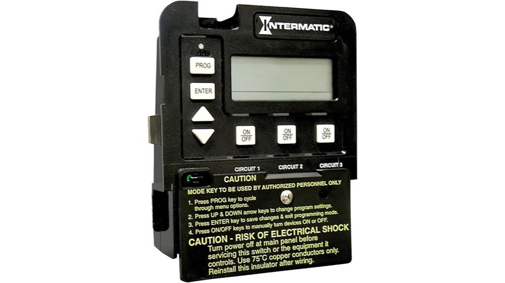 three circuit digital timer
