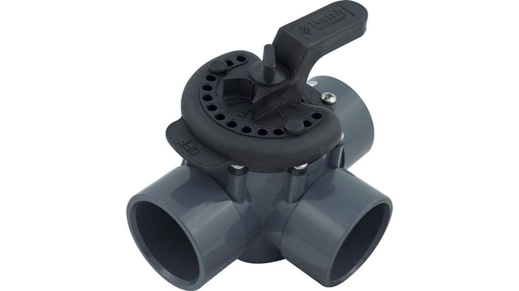 three port diverter valve