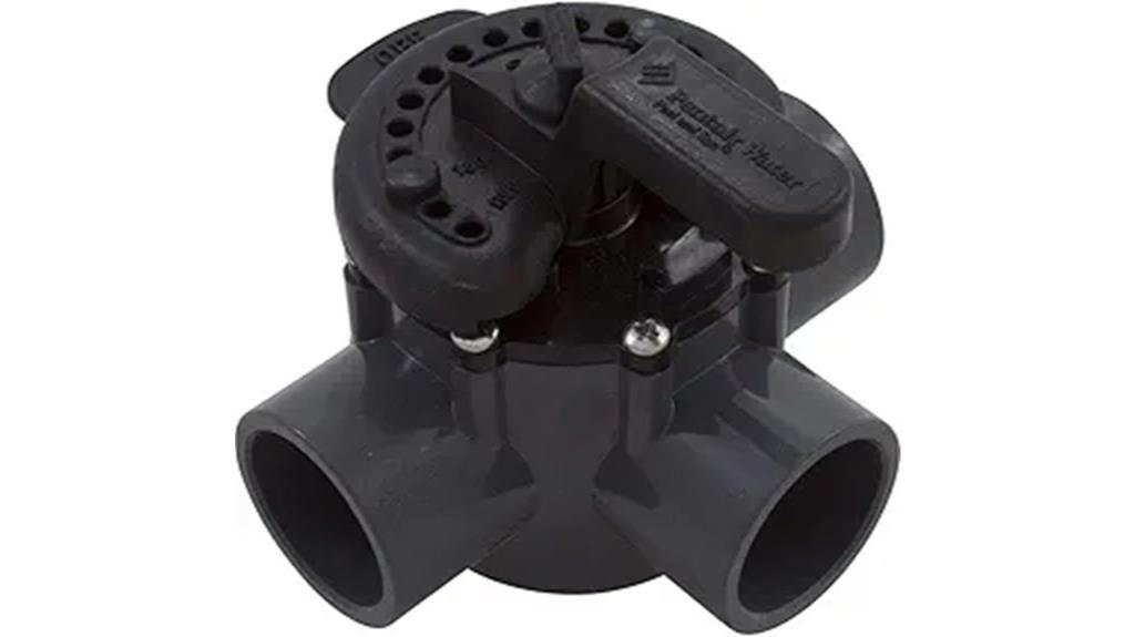 three port pvc diverter valve