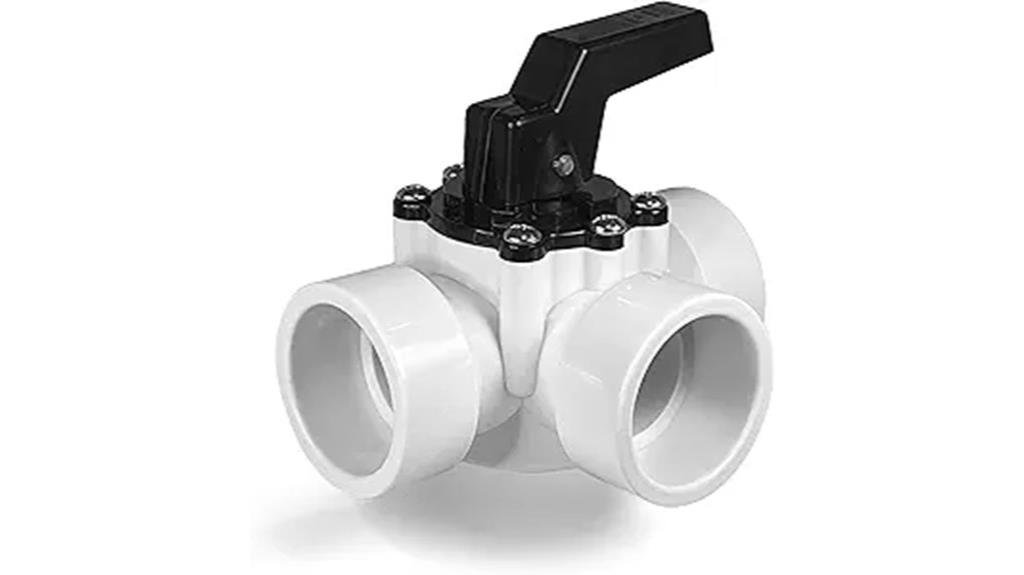 three way pool diverter