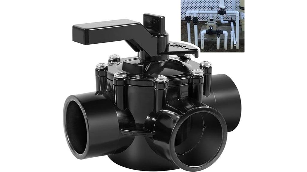 three way pool diverter