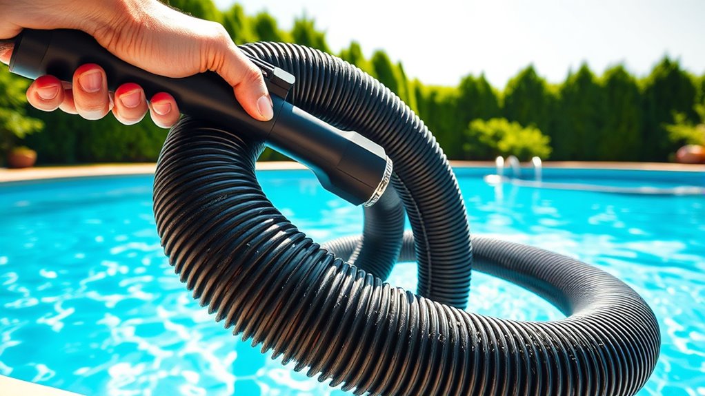 top above ground pool vacuum hoses