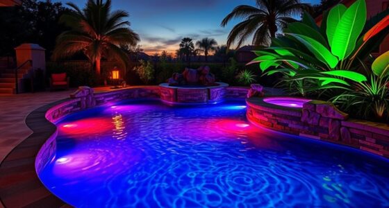 top color changing pool lights