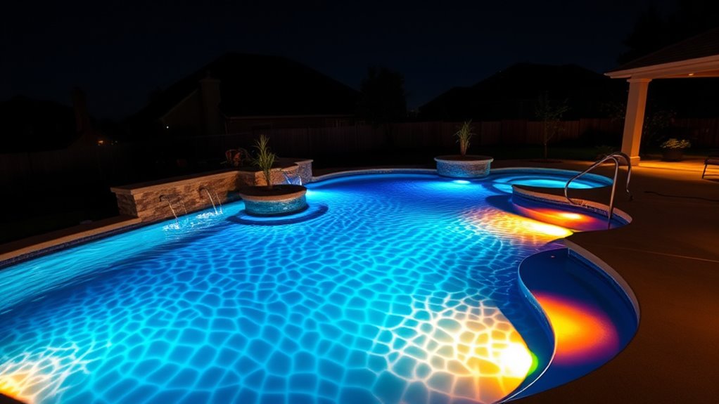 top led pool light selections