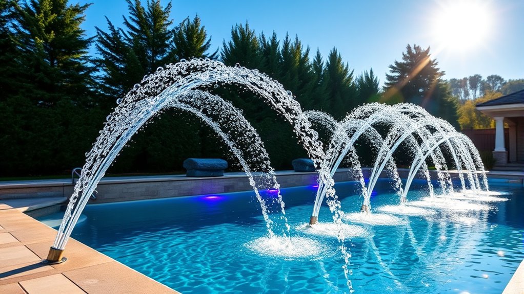 top pool deck jet options