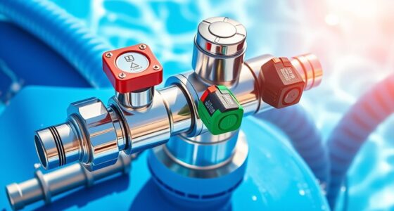 top pool filter multiports