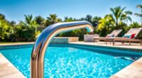 top pool handrail selection