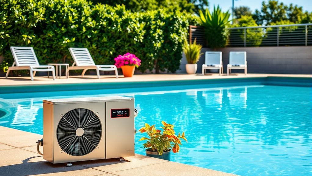 top pool heating equipment