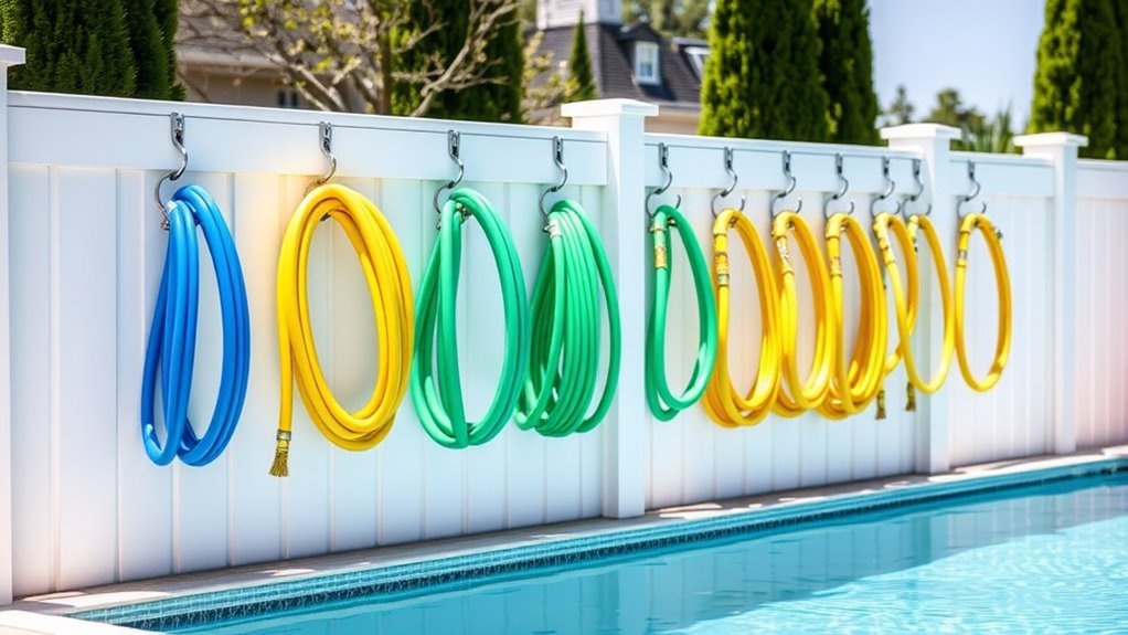 top pool hose storage solutions