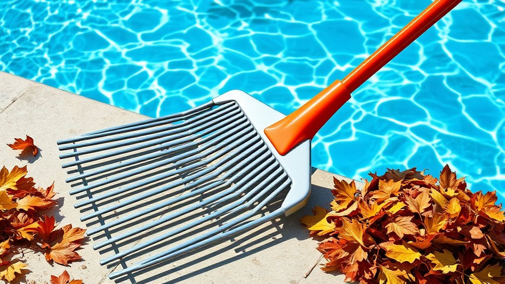 top pool leaf rakes