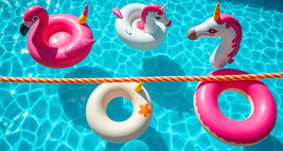 top pool rope float kits