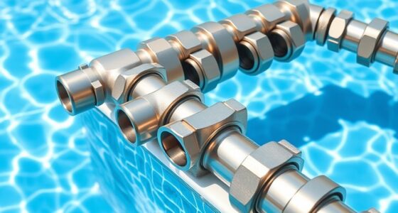 top pool union fittings