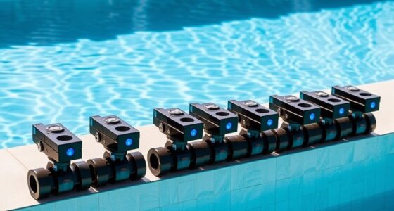 top pool valve actuators