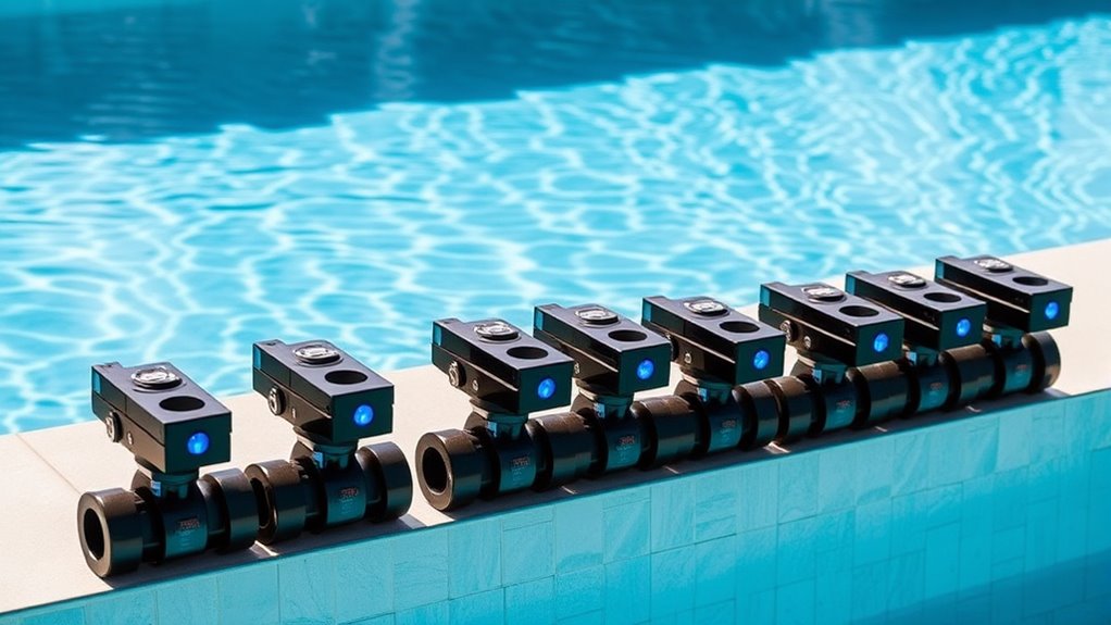 top pool valve actuators