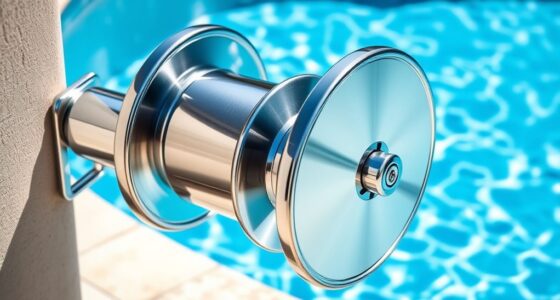 top solar pool cover reels