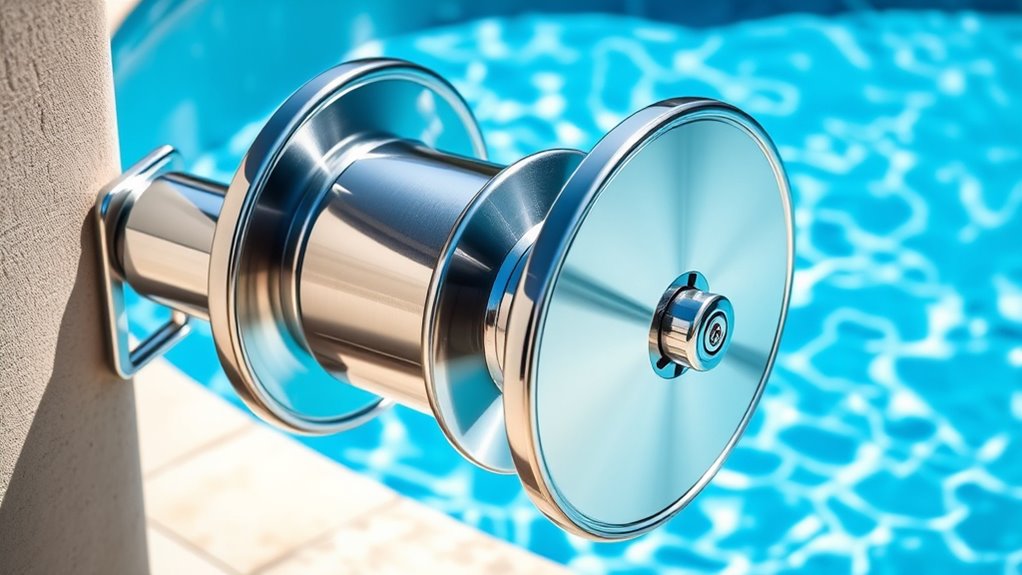 top solar pool cover reels