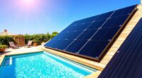 top solar pool heating panels