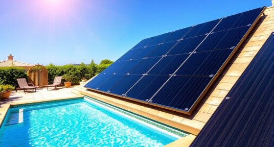 top solar pool heating panels