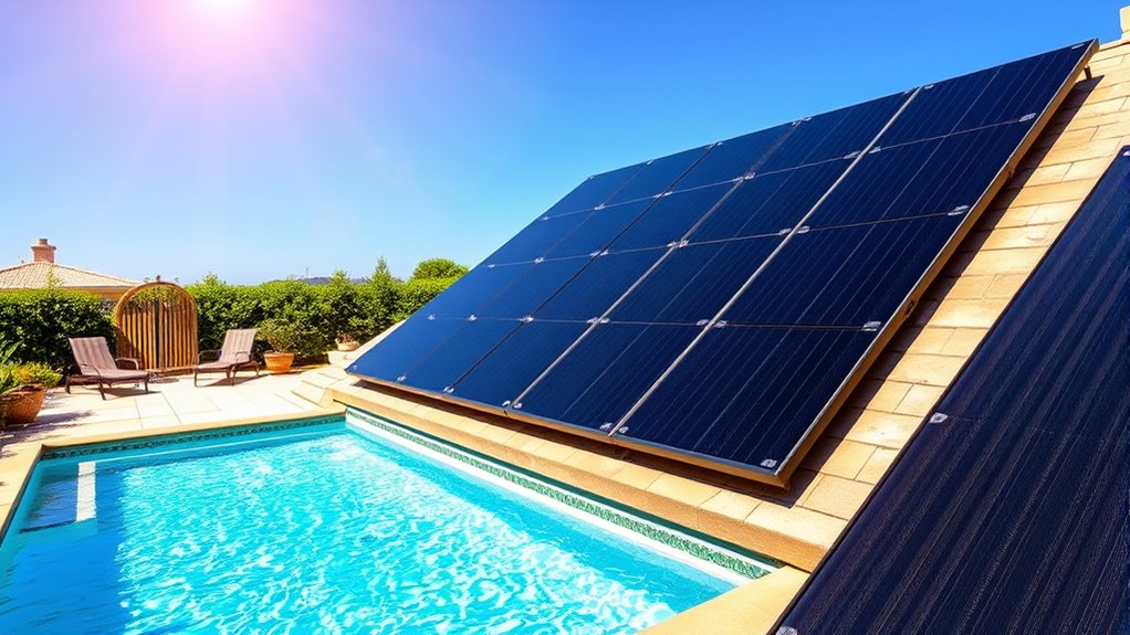 top solar pool heating panels