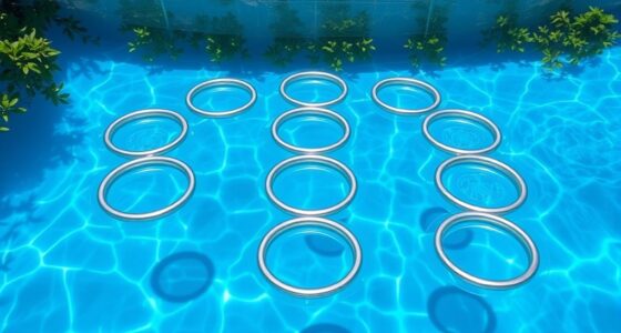 top solar pool heating rings