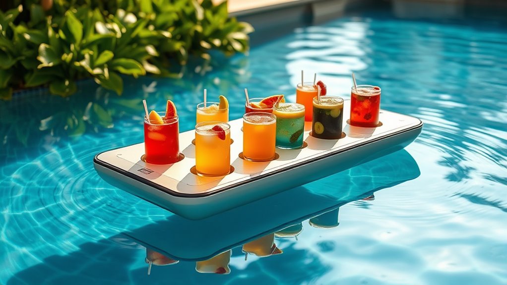 top spa drink holders