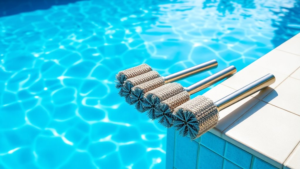 top stainless steel pool brushes