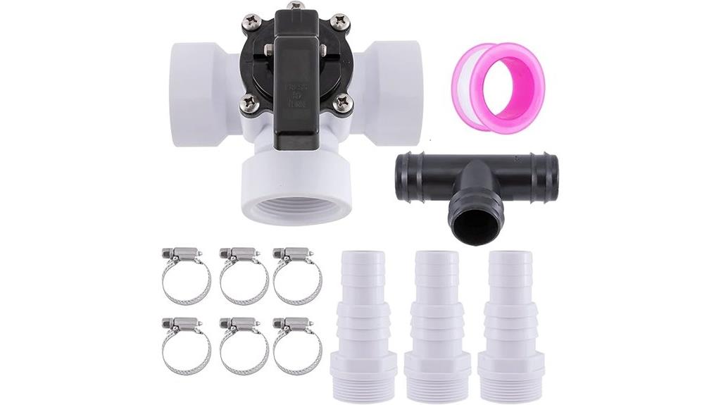 triple outlet hose diverter