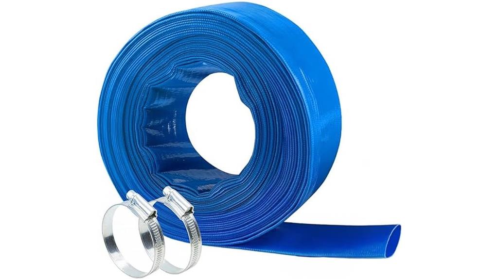 two 100 foot hoses