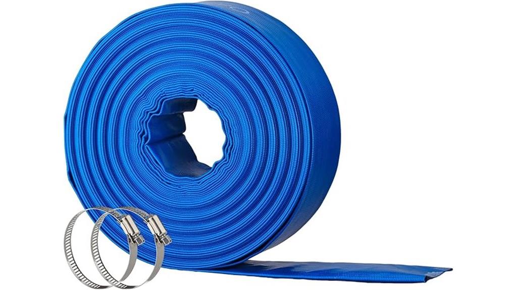 two 100 foot hoses