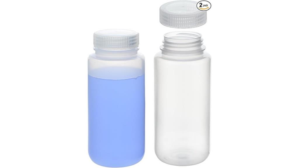 two 16 9oz plastic bottles