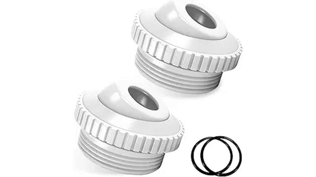 two pool jet nozzles