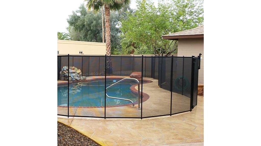 vingli pool fence dimensions