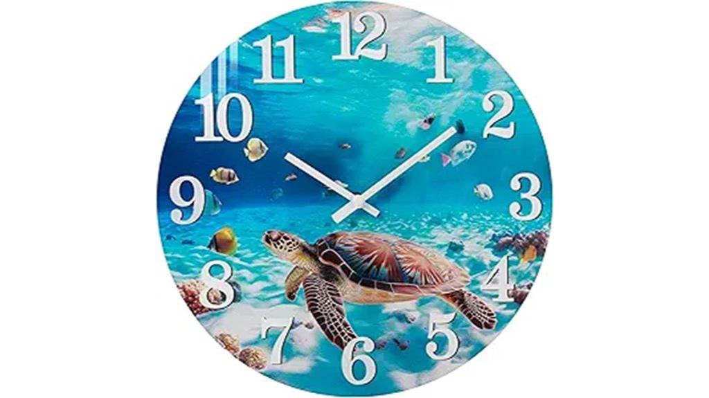 waterproof nautical wall clock